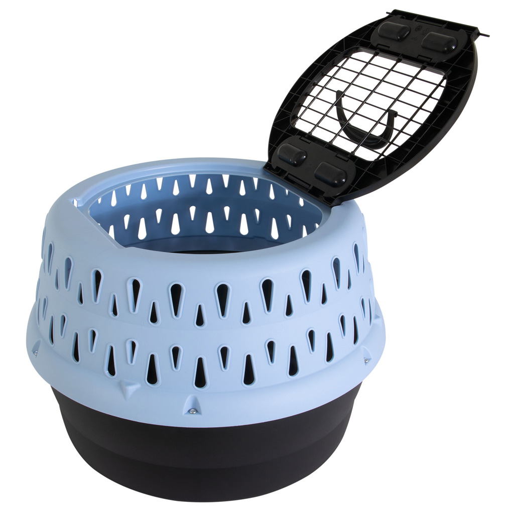 Petmate Get-A-Round Kennel For Cats Blue — afbeelding 3