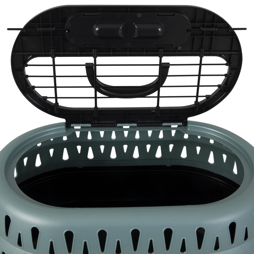 Petmate Top Load Cat Kennel Pearl Green Frost — afbeelding 2