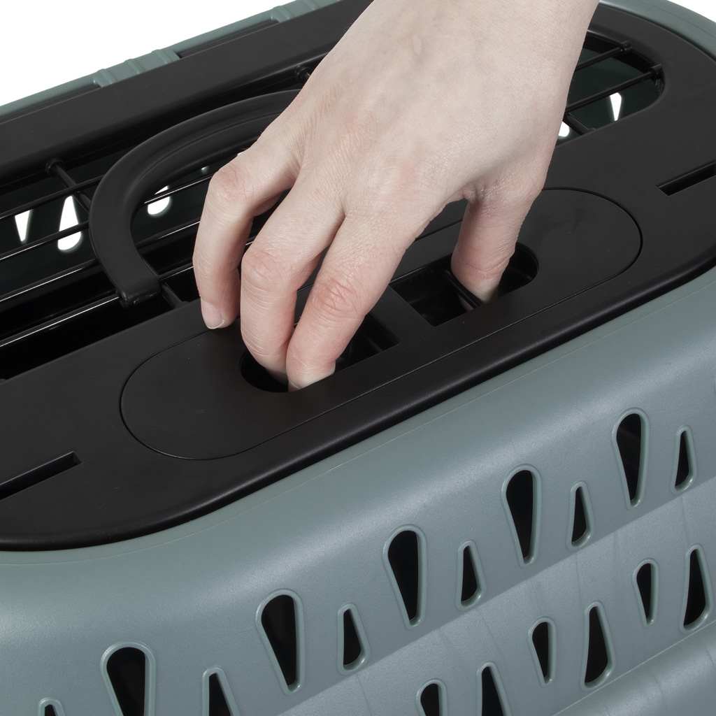 Petmate Top Load Cat Kennel Pearl Green Frost — afbeelding 6