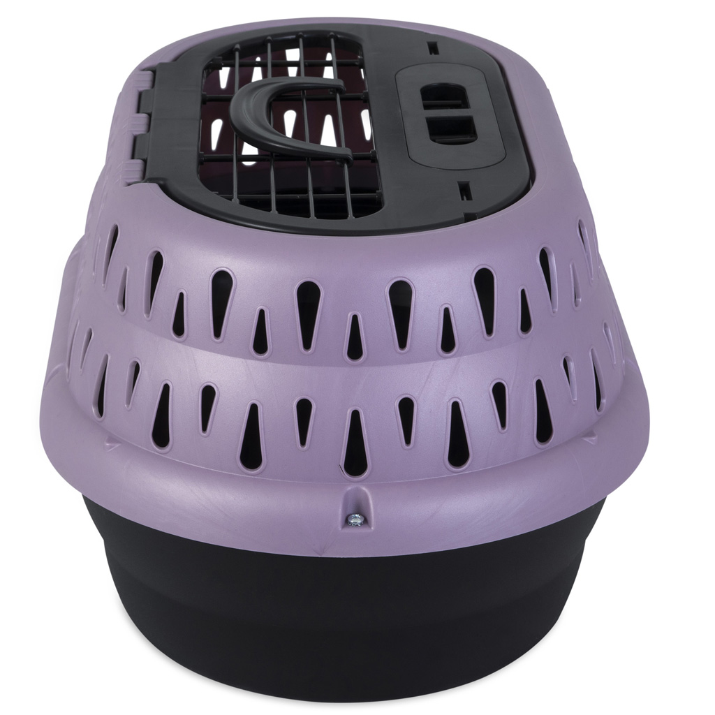 Petmate Top Load Cat Kennel Pearl Bubble Grape — afbeelding 4