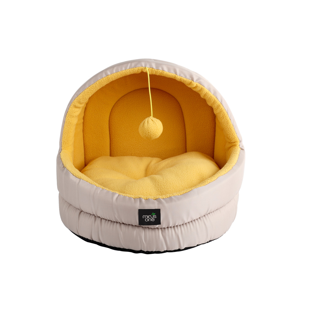 Minus One Hideaway Cat Cave Yellow — afbeelding 2