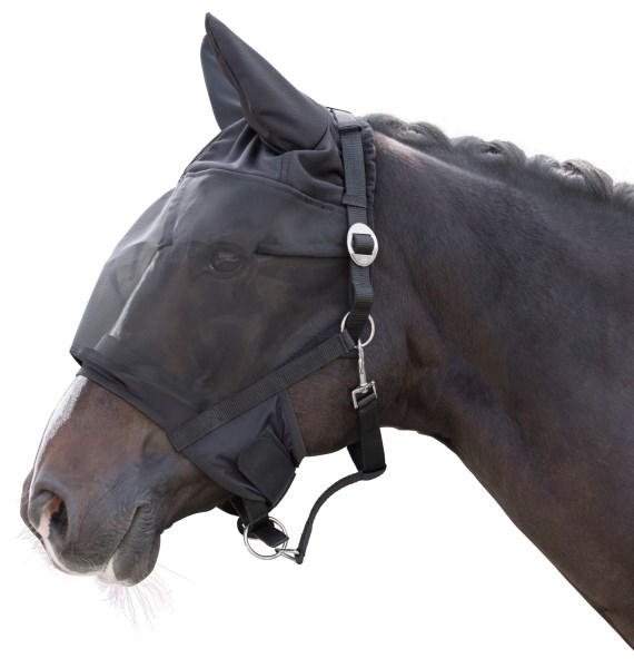 Halster met geïntegreerd vliegenmasker Pony