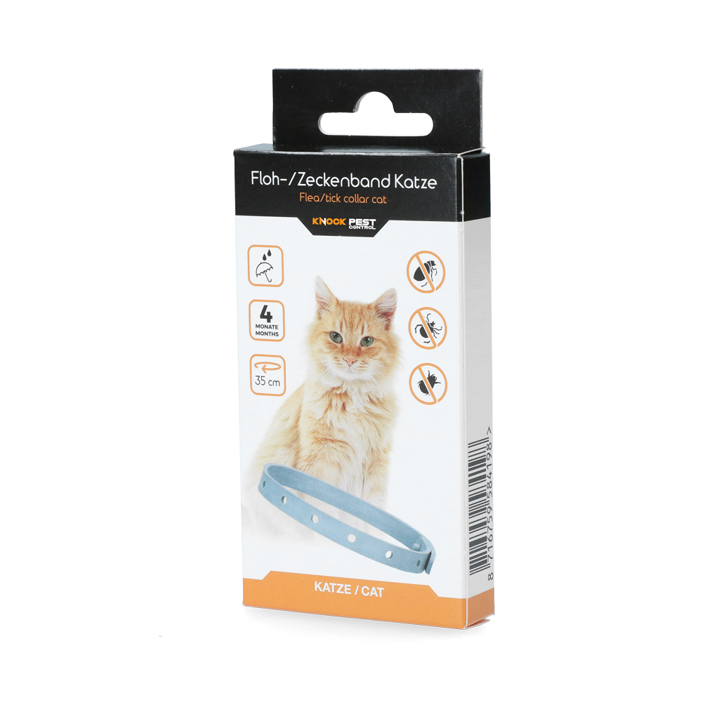 Knock Pest Vlooien/Tekenband Kat 33 cm DE/UK