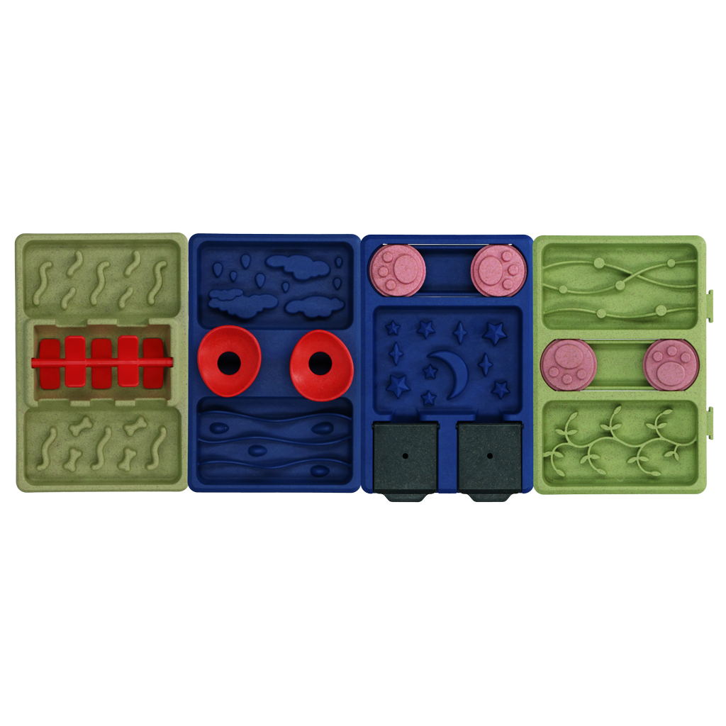 Eat Slow Live Longer Mini Puzzle Lush Jungle — afbeelding 3