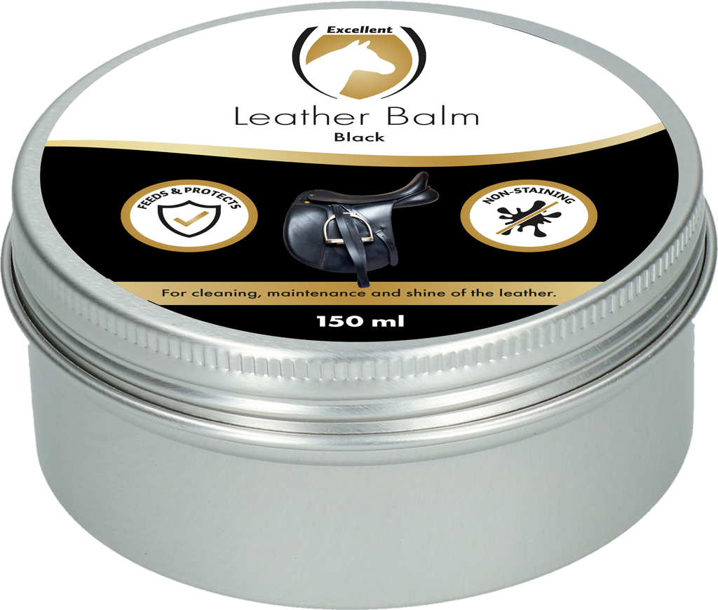 Excellent Leder & Zadel Balm Zwart — afbeelding 2