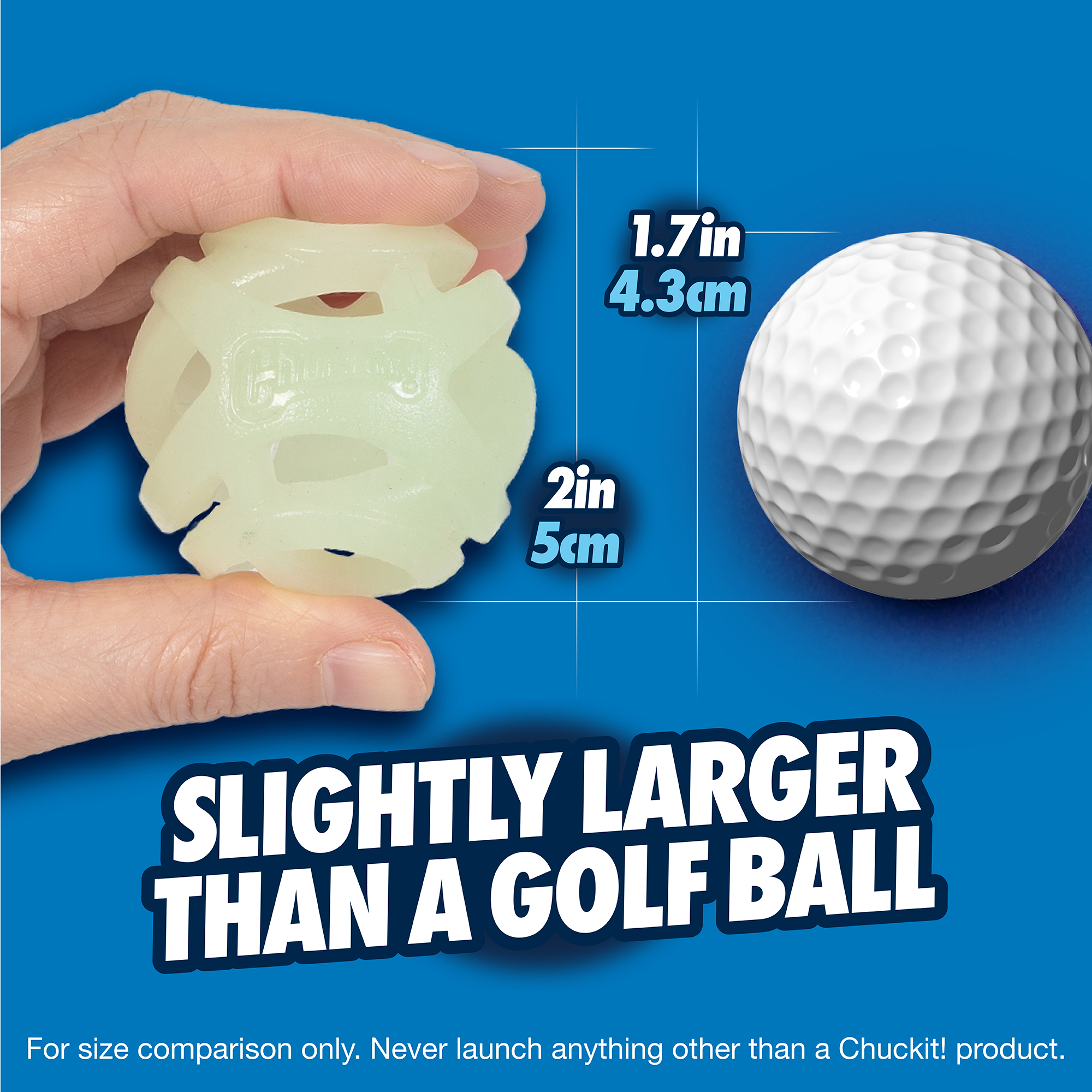 Chuckit! Air Glow Fetch Ball S (2-pack) — afbeelding 6