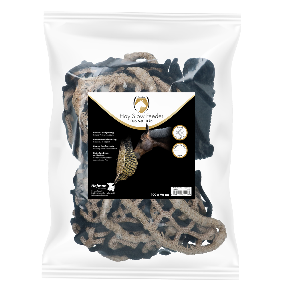 Hay Slow Feeder Net 10 kg (60/45 mm) — afbeelding 2