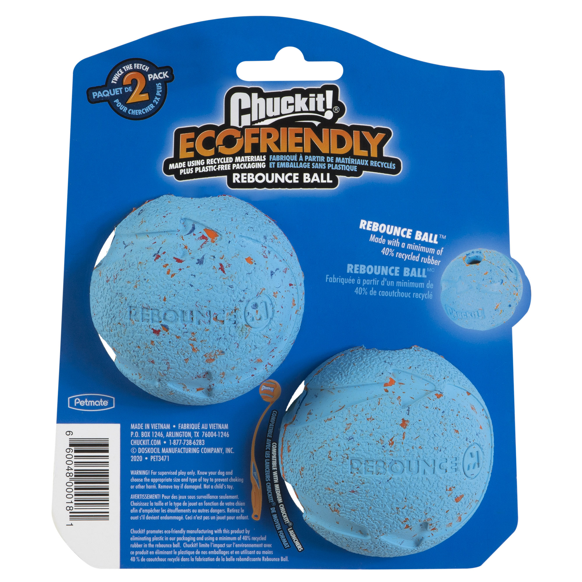 Chuckit! Rebounce Fetch Ball M (2-pack) — afbeelding 2