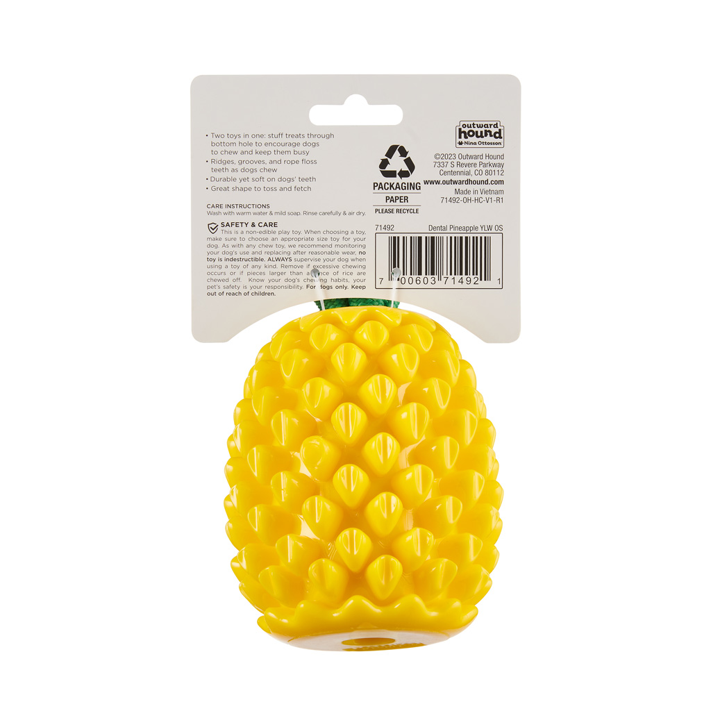 Outward Hound Dental Pineapple — afbeelding 3
