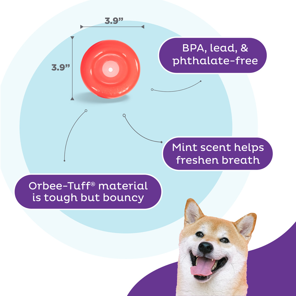 Outward Hound Orbee-Tuff Snoop S Rood (Lil' Snoop) — afbeelding 5