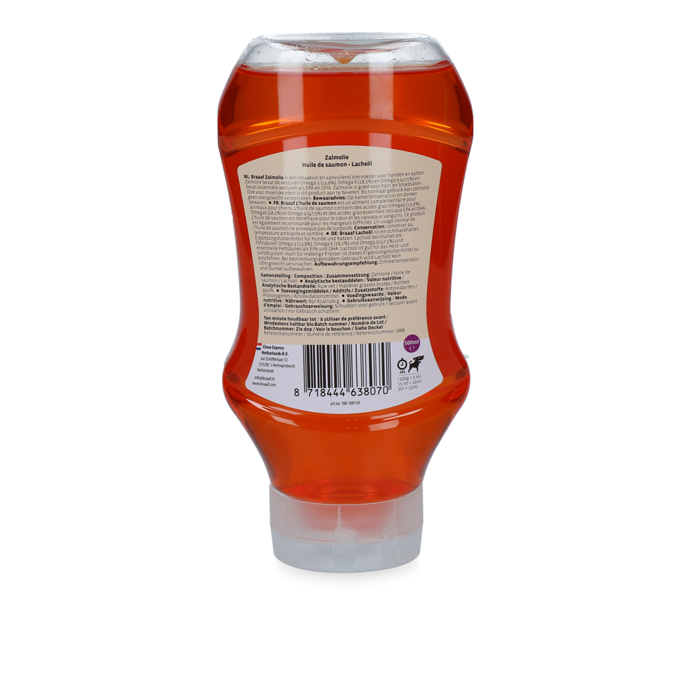 Braaaf Dog Food Sauce Zalmolie — afbeelding 2