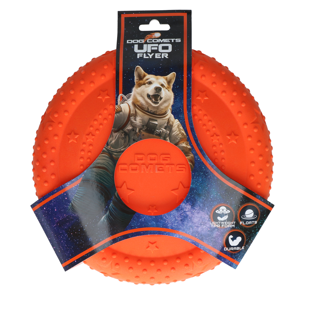 Dog Comets UFO Flyer Oranje M