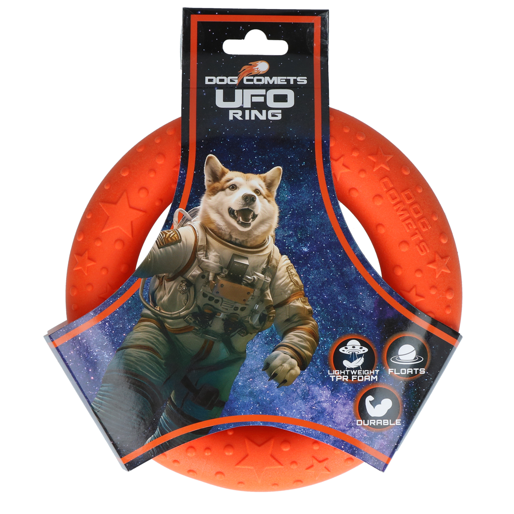 Dog Comets UFO Ring Oranje M