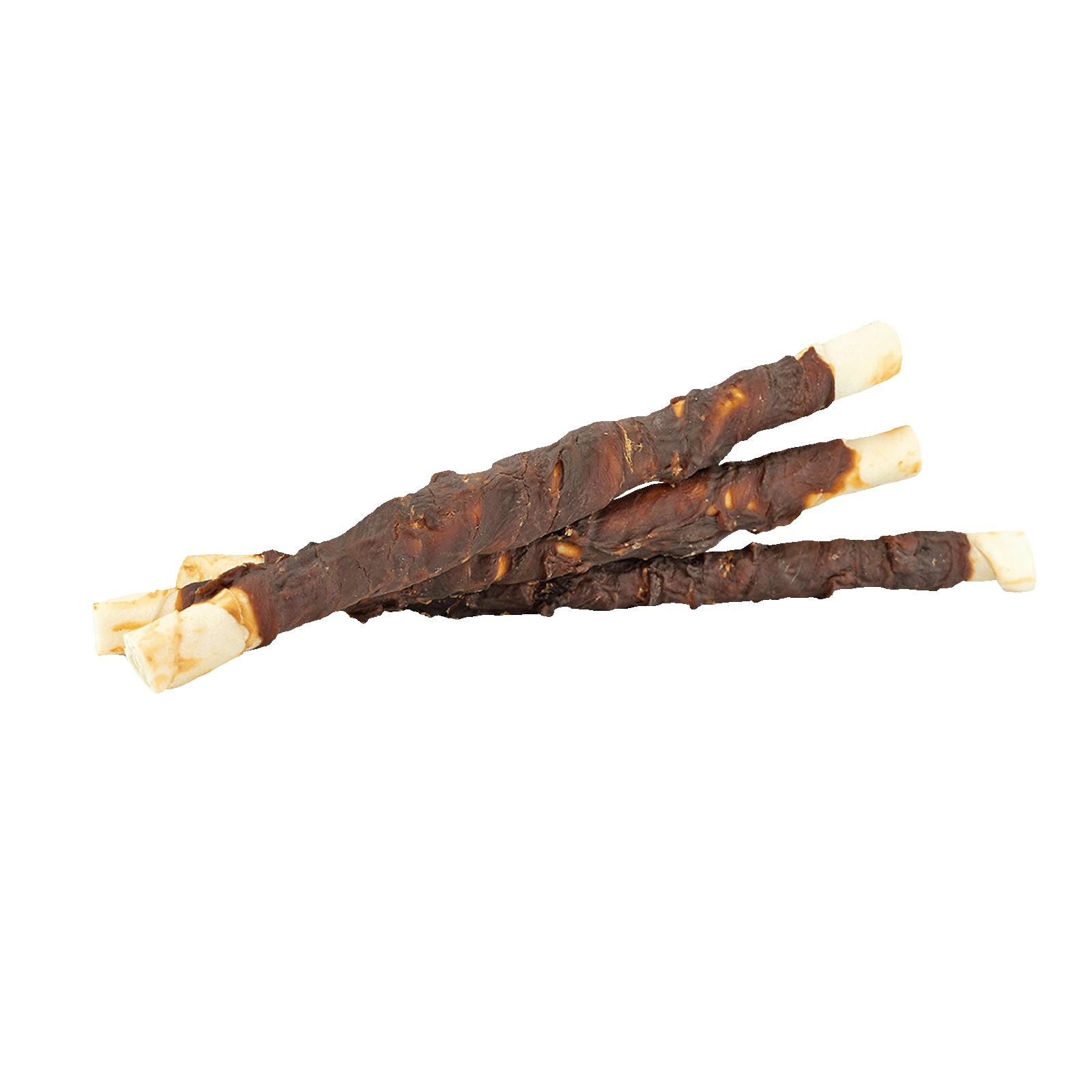 Braaaf Rawhide Twister Eend (3 st.) - 25 cm — afbeelding 2
