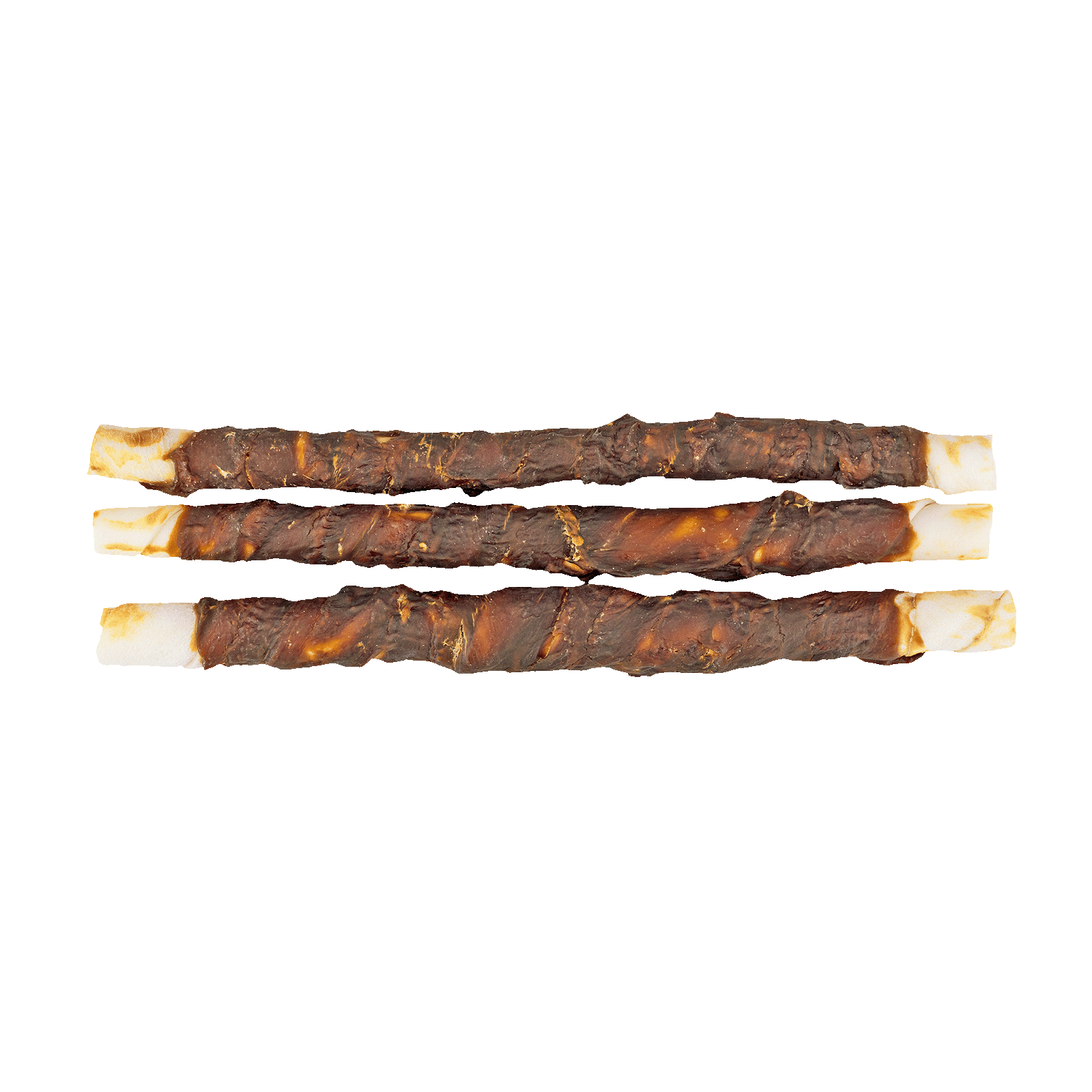 Braaaf Rawhide Twister Eend (3 st.) - 25 cm — afbeelding 3