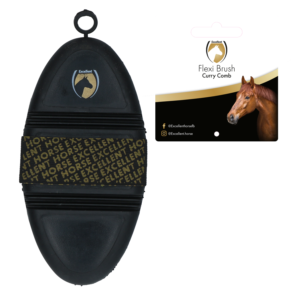 Excellent Horse Flexi Brush Curry Comb — afbeelding 2