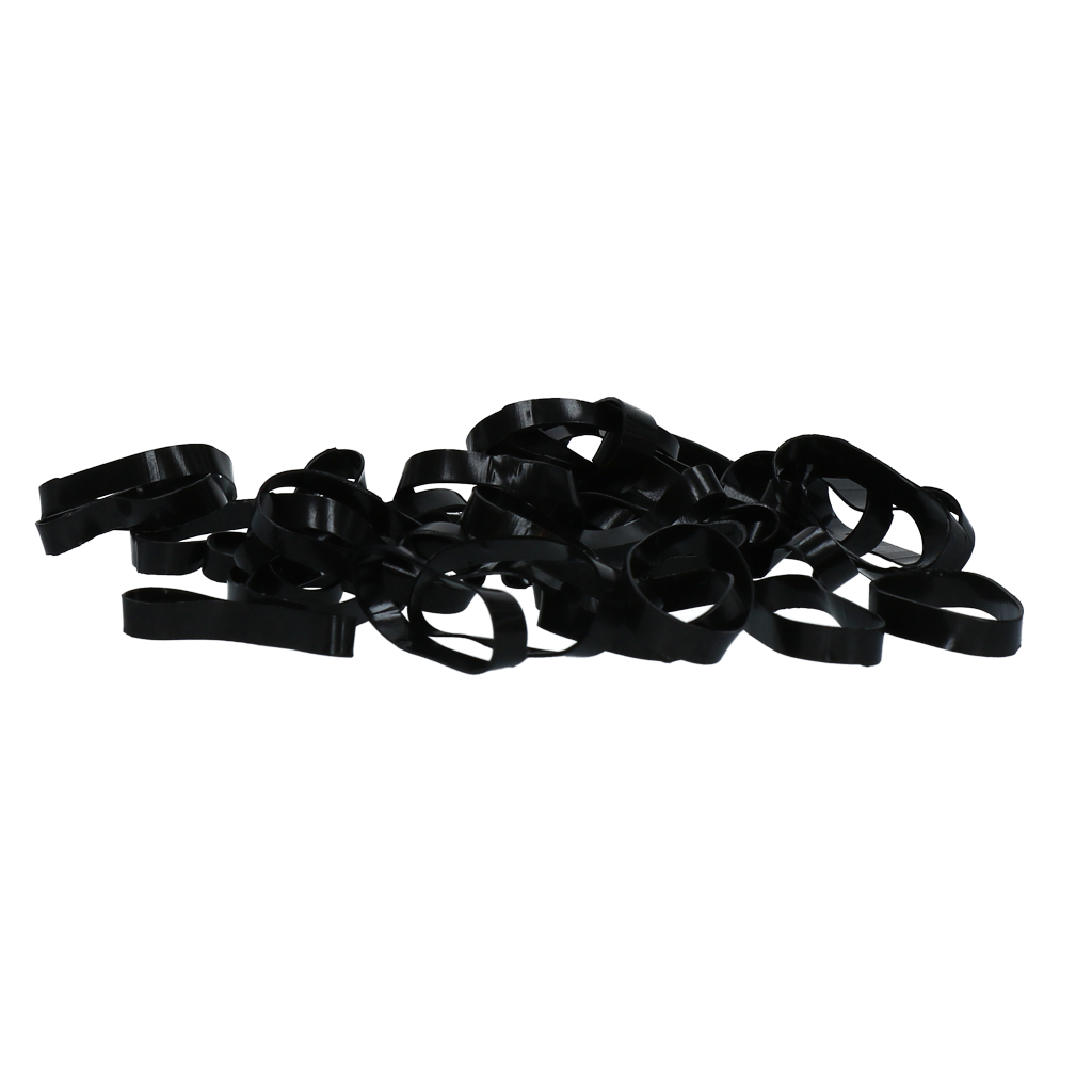 Excellent Horse Rubber Bands Silicone Black — afbeelding 2