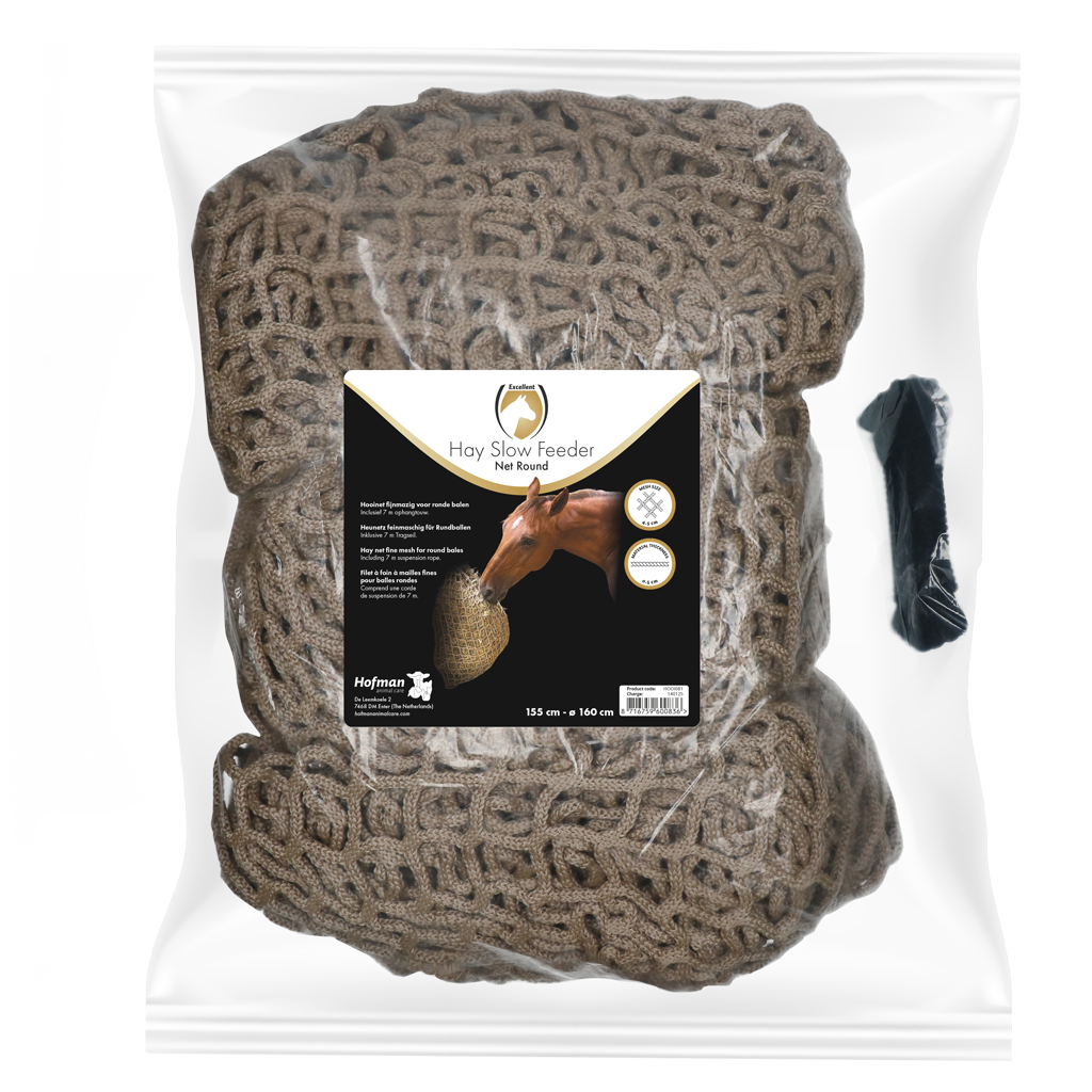 Hay Slow Feeder Net Ronde Baal — afbeelding 2