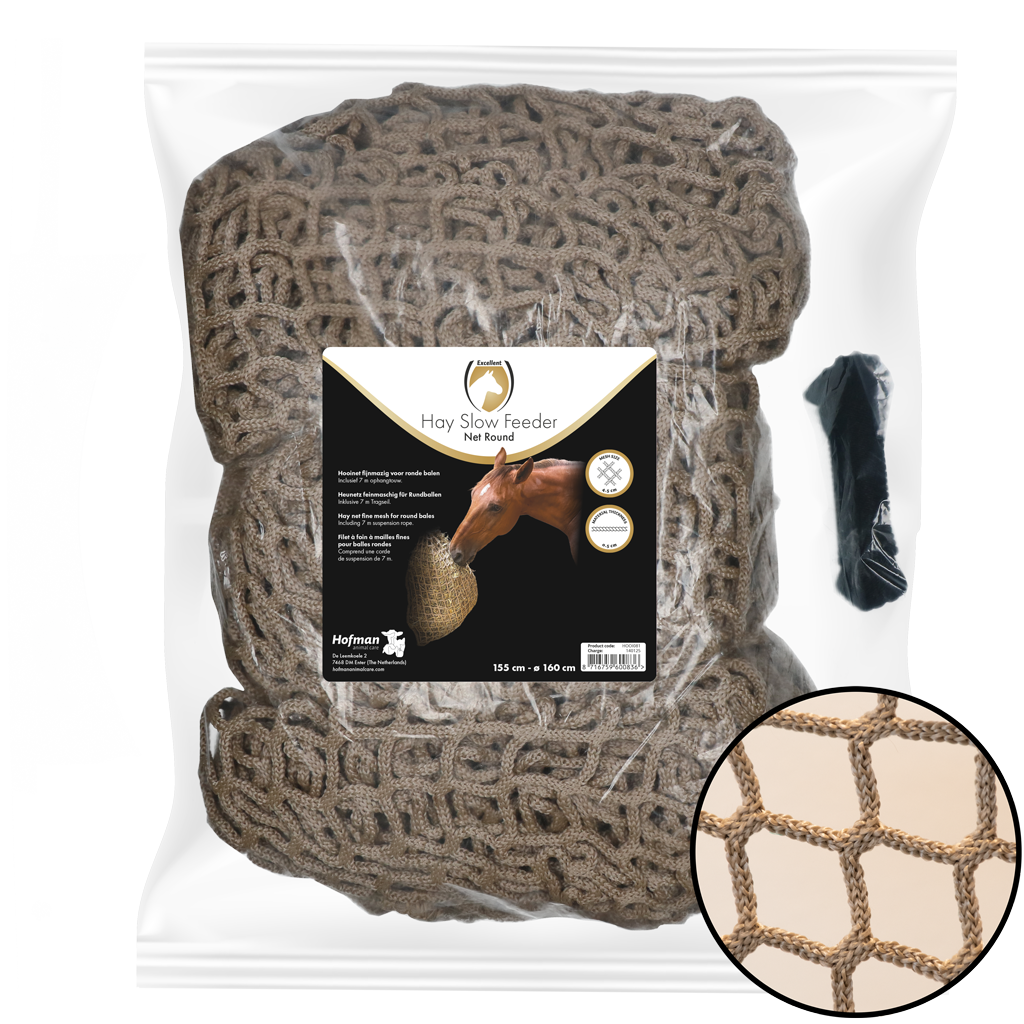 Hay Slow Feeder Net Ronde Baal