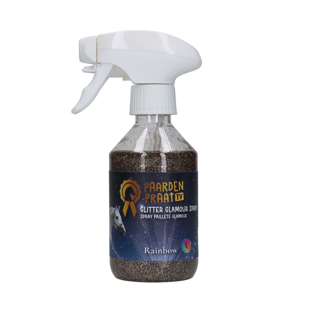 Paardenpraat TV Glitter Glamour Spray Regenboog