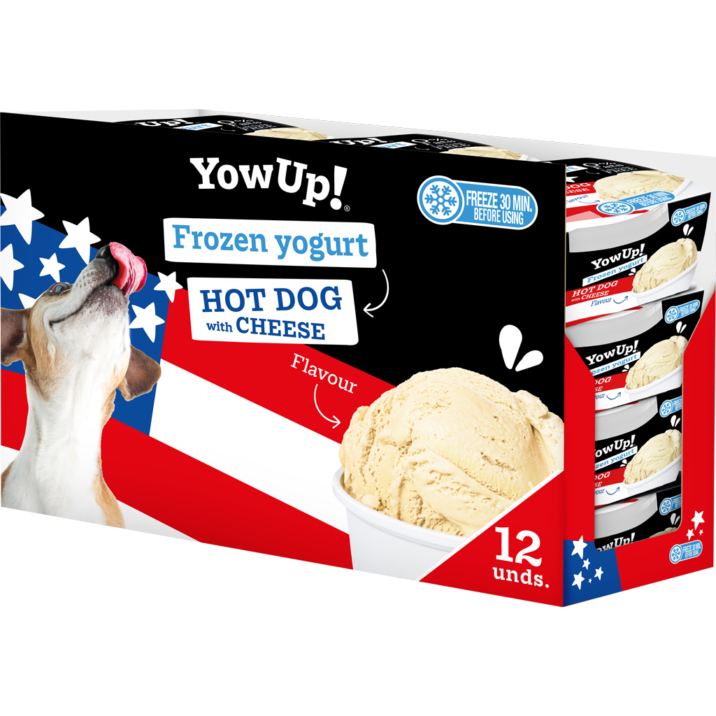 YowUp! Frozen Yoghurt Hot dog met Kaas — afbeelding 3