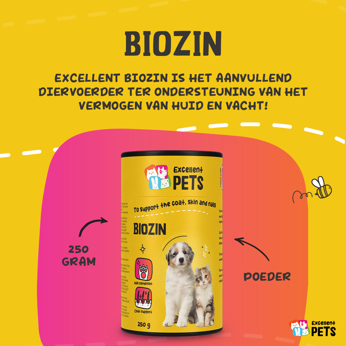 Excellent Pets Biozin 250 g — afbeelding 2