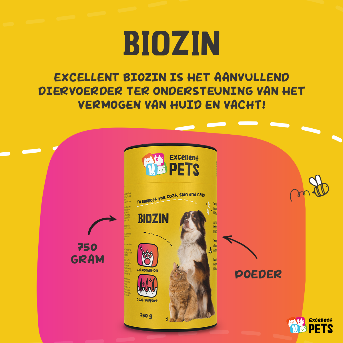 Excellent Pets Biozin 750 g — afbeelding 2