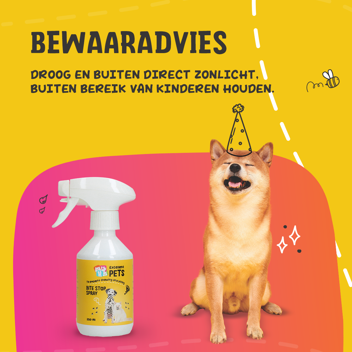 Excellent Pets Bite Stop Spray 250 ml — afbeelding 6