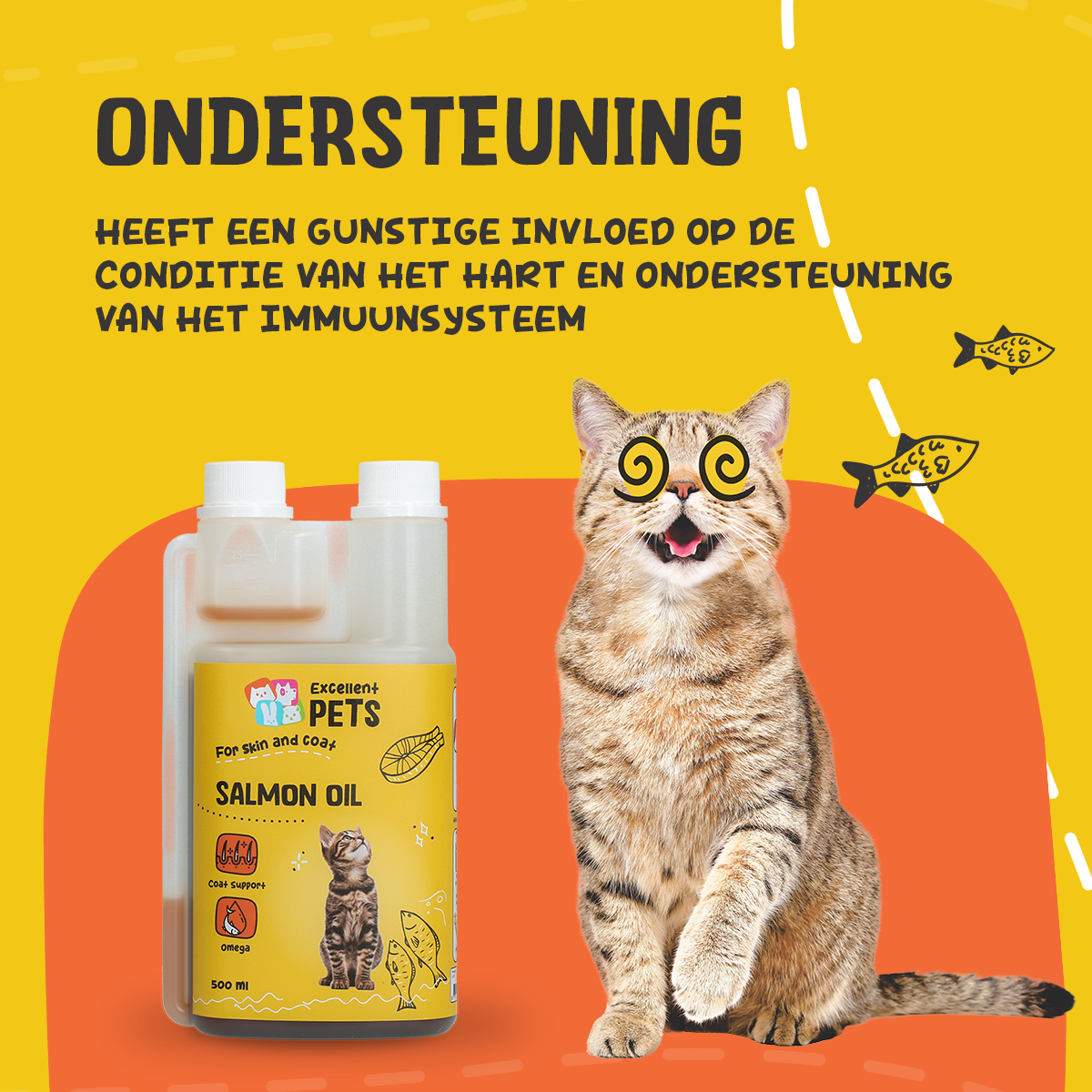 Excellent Pets Cat Salmon Oil 500 ml — afbeelding 5