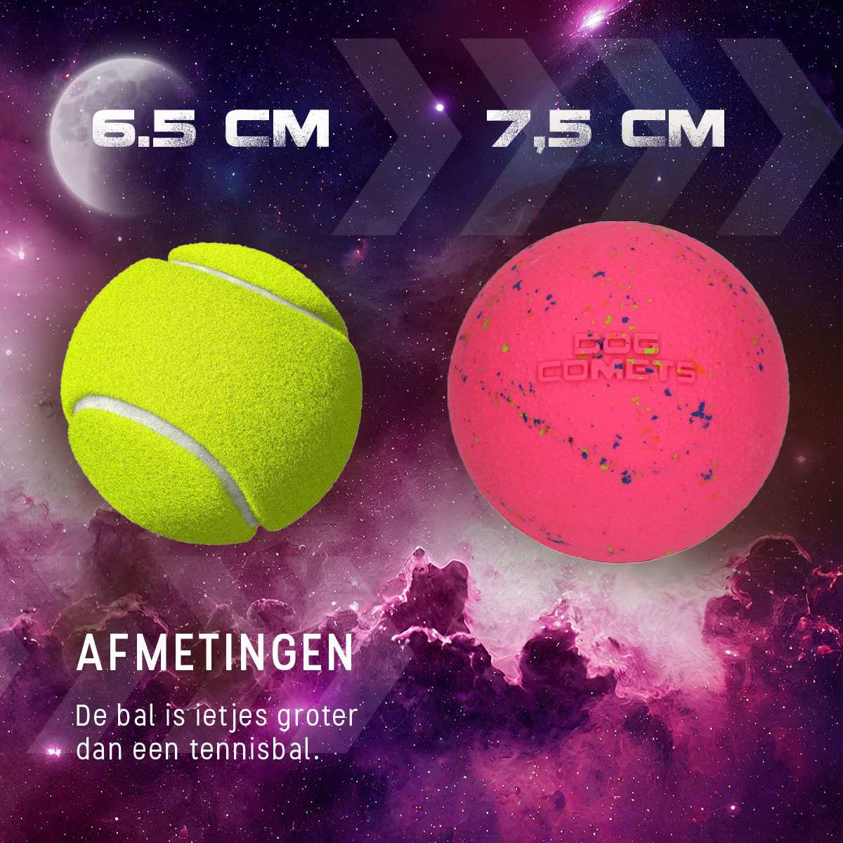 Dog Comets Stardust Roze L — afbeelding 6