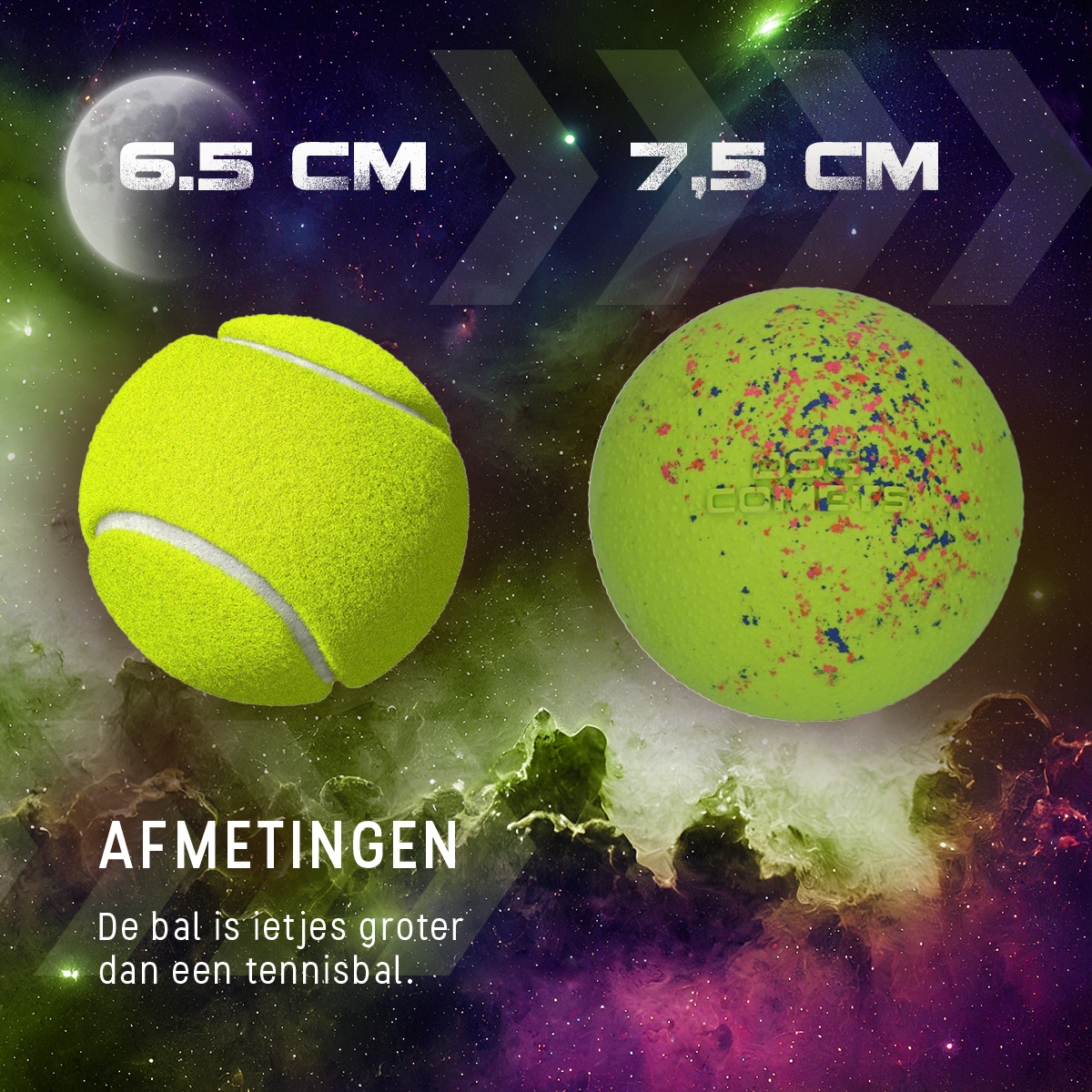 Dog Comets Stardust Groen L — afbeelding 6