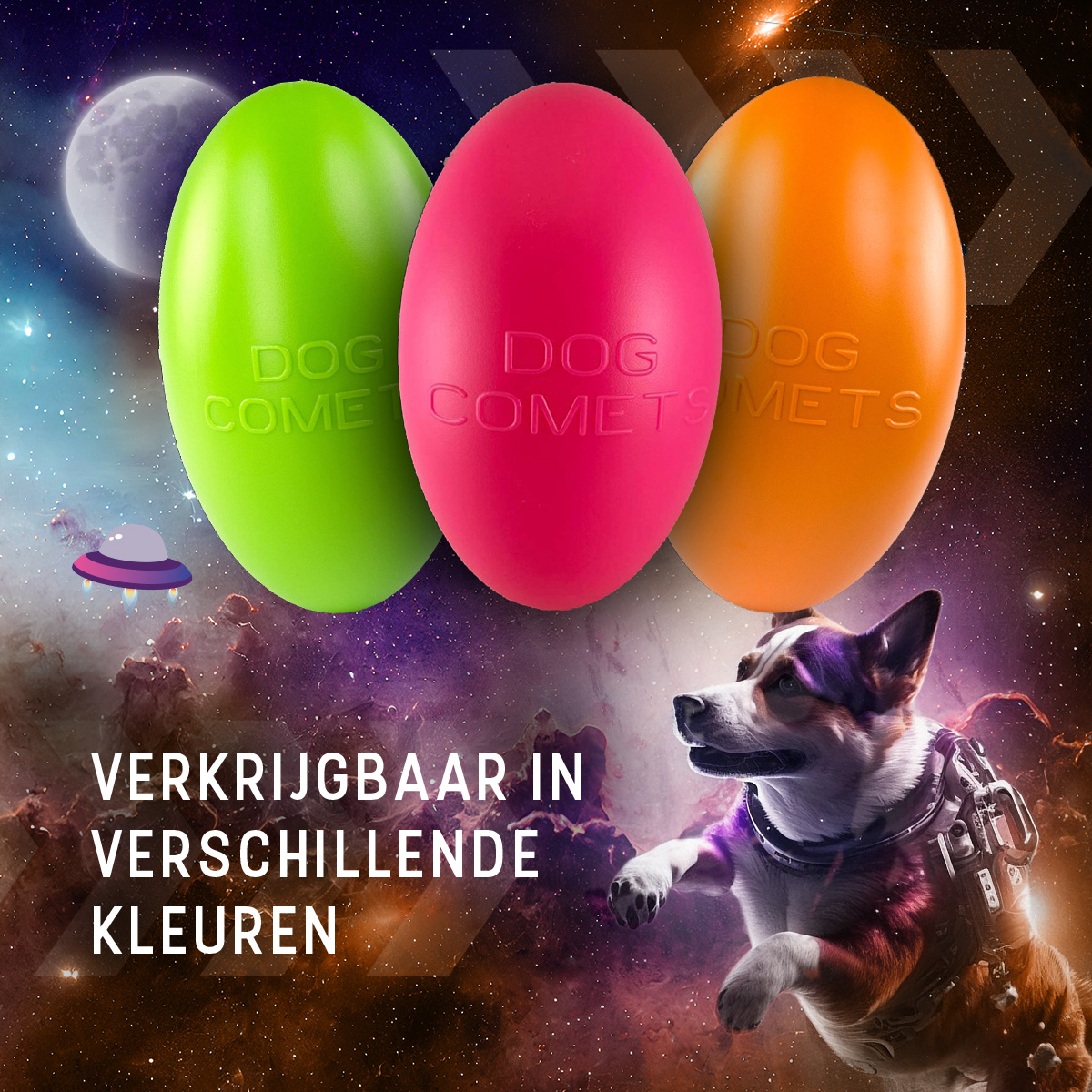 Dog Comets Pan-Stars Oranje L — afbeelding 6