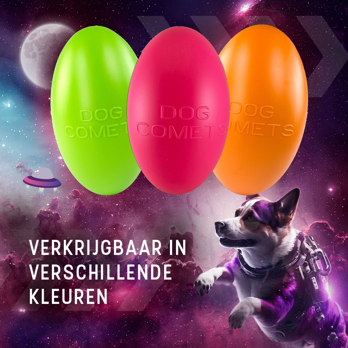 Dog Comets Pan-Stars Roze M — afbeelding 6