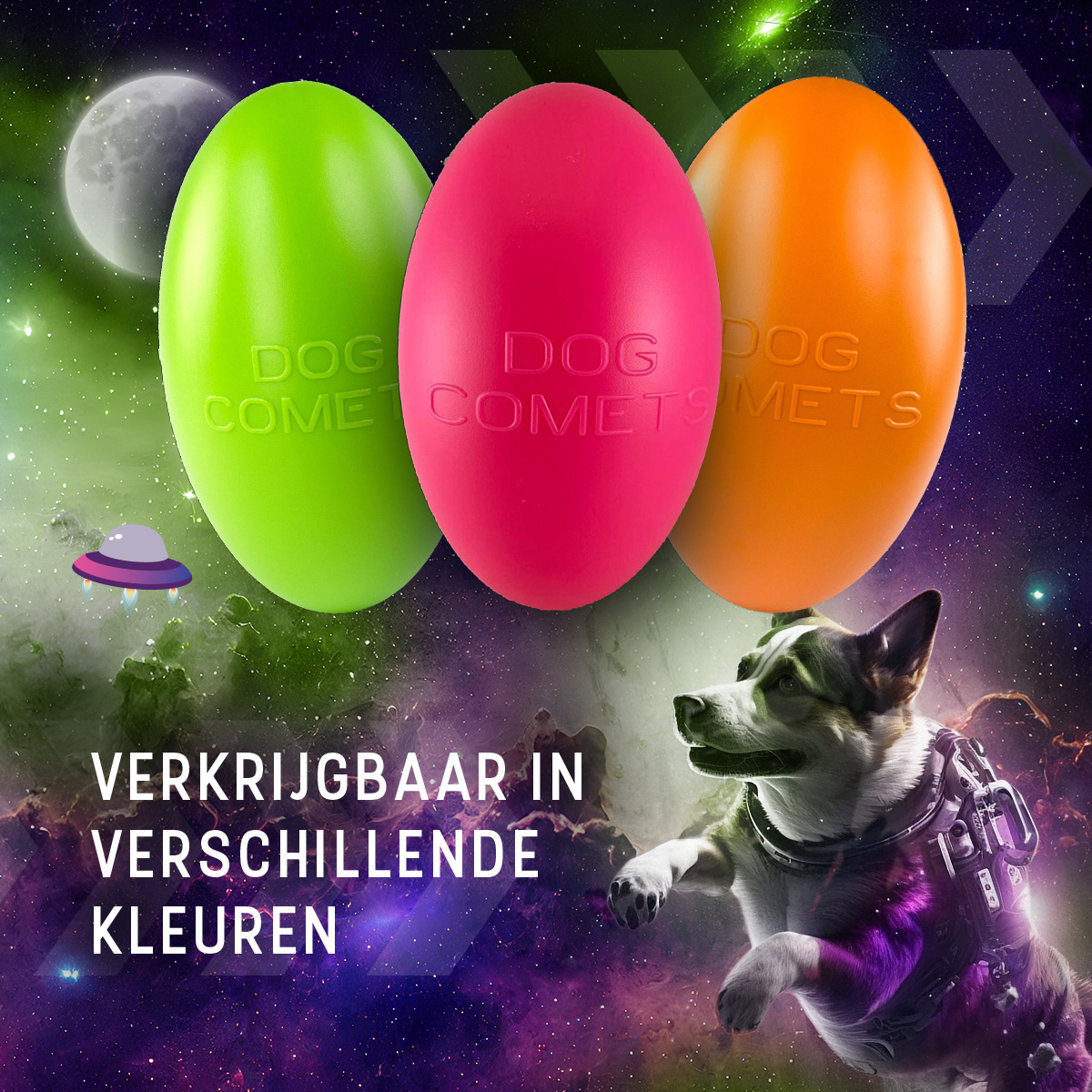 Dog Comets Pan-Stars Groen M — afbeelding 6