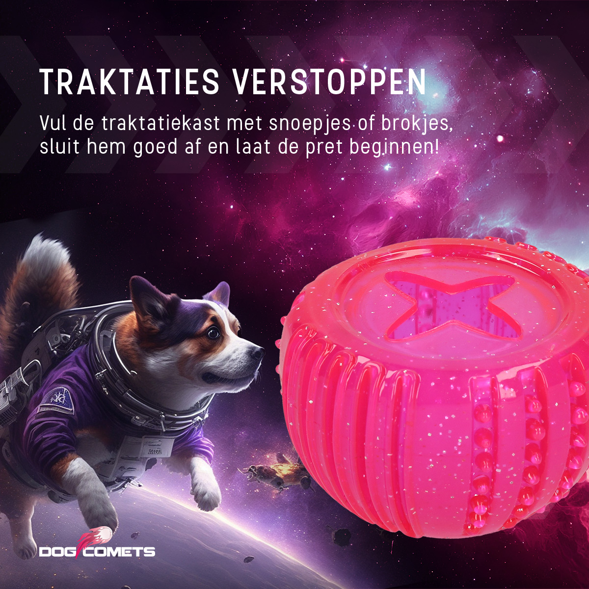 Dog Comets Treat Locker Roze — afbeelding 6