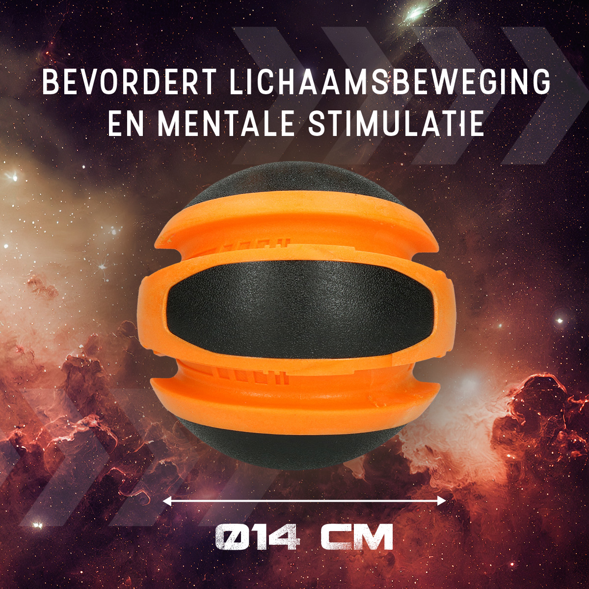 Dog Comets Planets Oranje — afbeelding 5