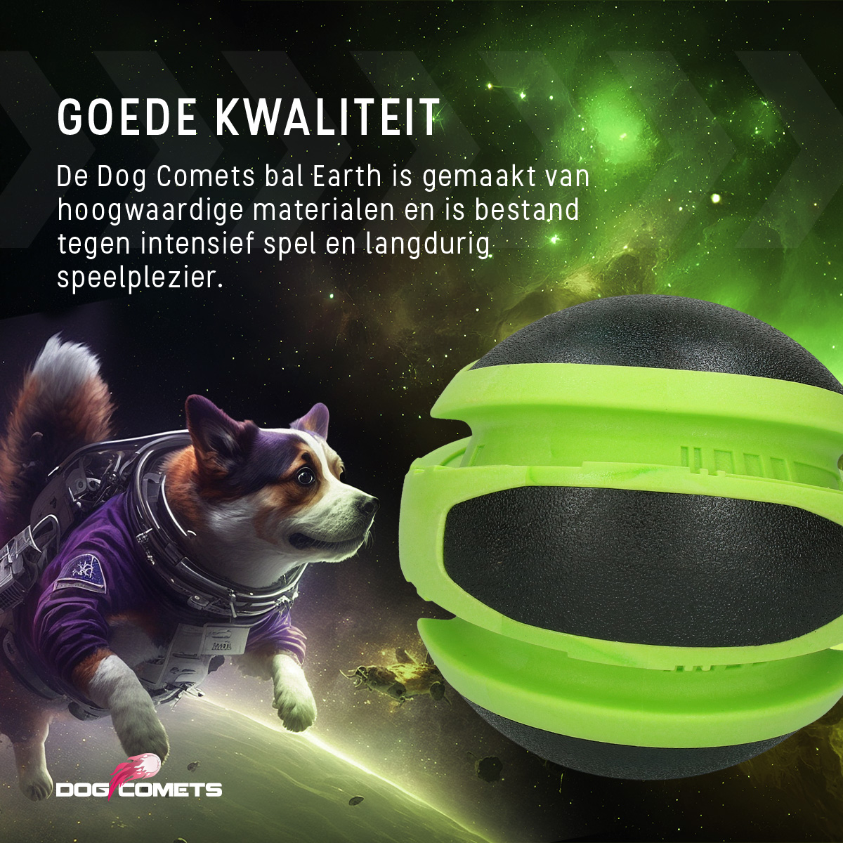Dog Comets Planets Groen — afbeelding 6