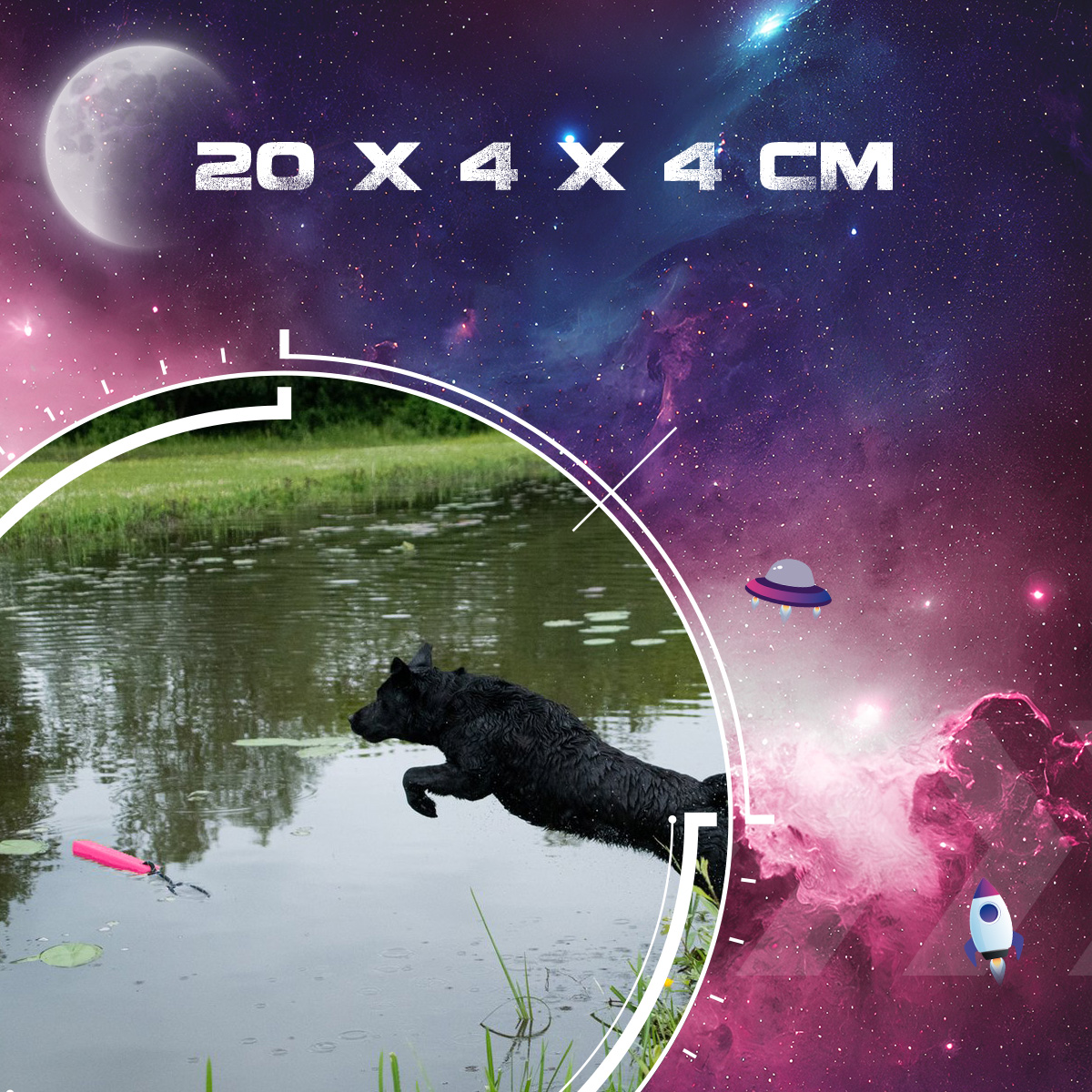 Dog Comets Orion Roze — afbeelding 4