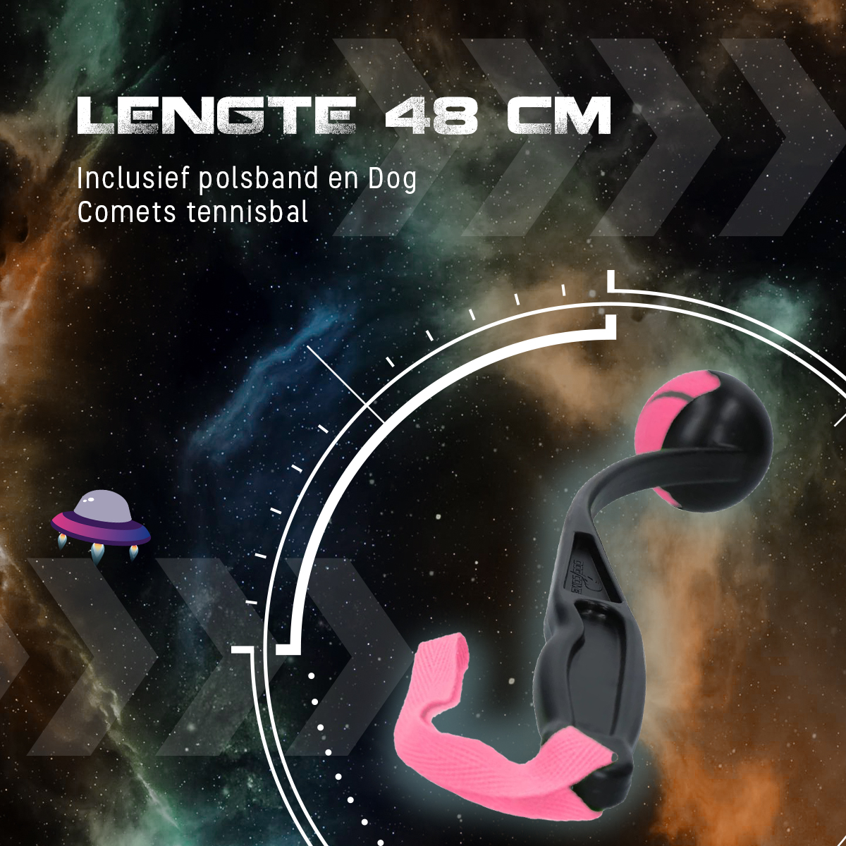 Dog Comets Launcher (Werpstok) Roze M — afbeelding 5