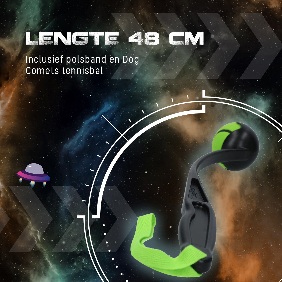 Dog Comets Launcher (Werpstok) Groen M — afbeelding 5