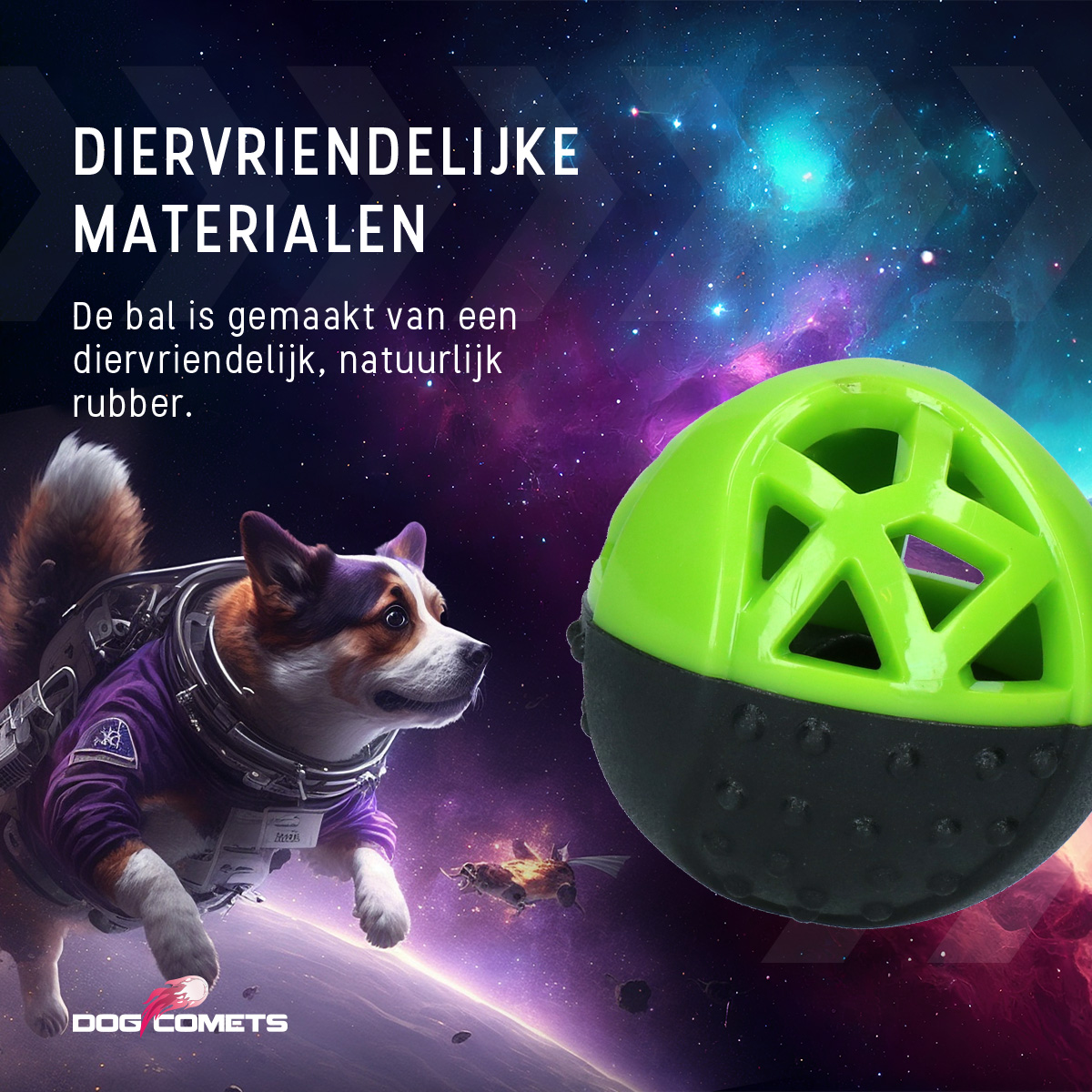 Dog Comets Moonstone Traktatiebal Groen — afbeelding 6