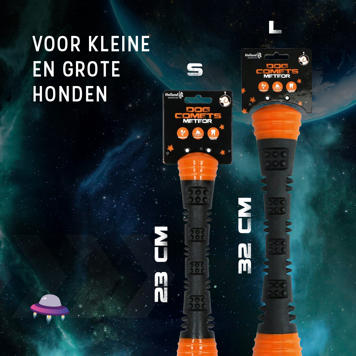 Dog Comets Meteor Werpstok Oranje S — afbeelding 5
