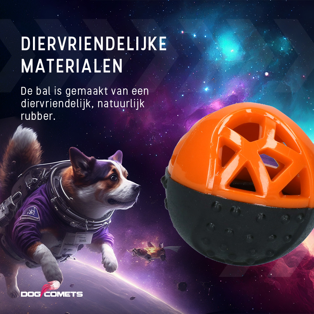 Dog Comets Moonstone Traktatiebal Oranje — afbeelding 5
