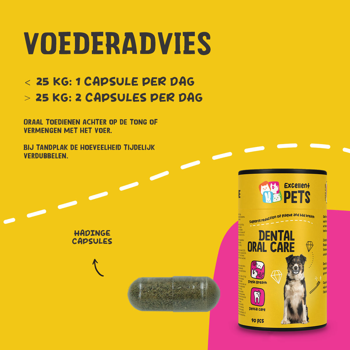 Excellent Pets Dental Oral Care Capsules 90 pcs — afbeelding 2