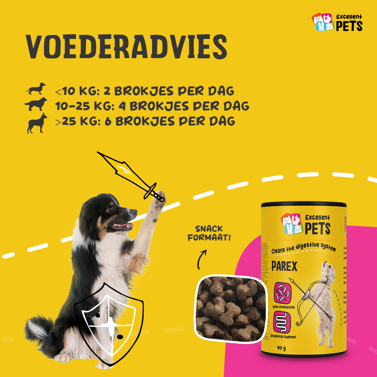 Excellent Pets Dog Parex 90 g — afbeelding 2