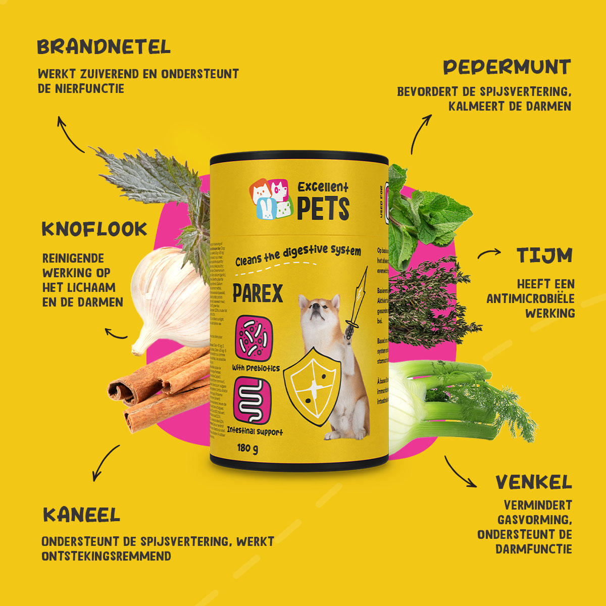 Excellent Pets Dog Parex 180 g — afbeelding 5