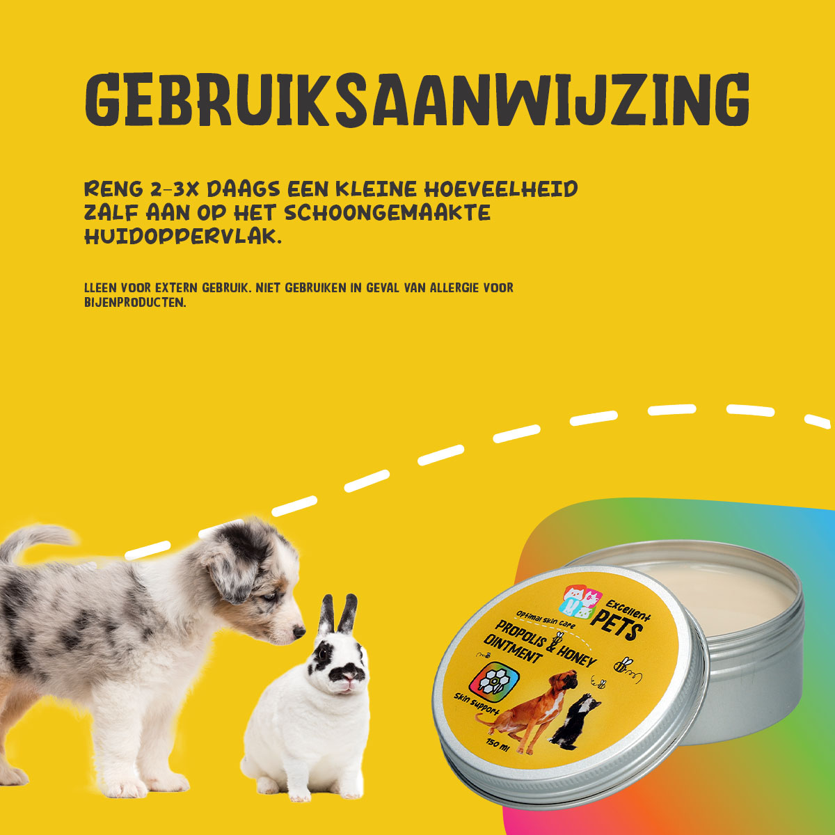 Excellent Pets Propolis & Honey Ointment 150 ml — afbeelding 6