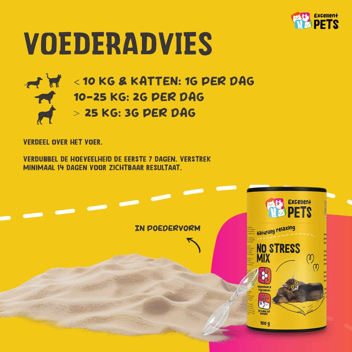 Excellent Pets No Stress Mix 100 g — afbeelding 3