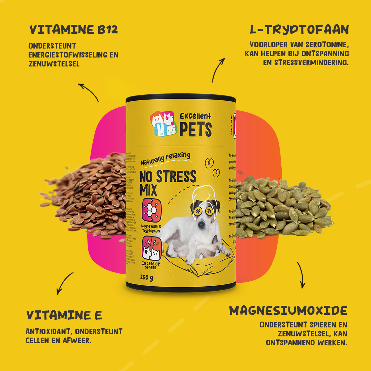 Excellent Pets No Stress Mix 250 g — afbeelding 6