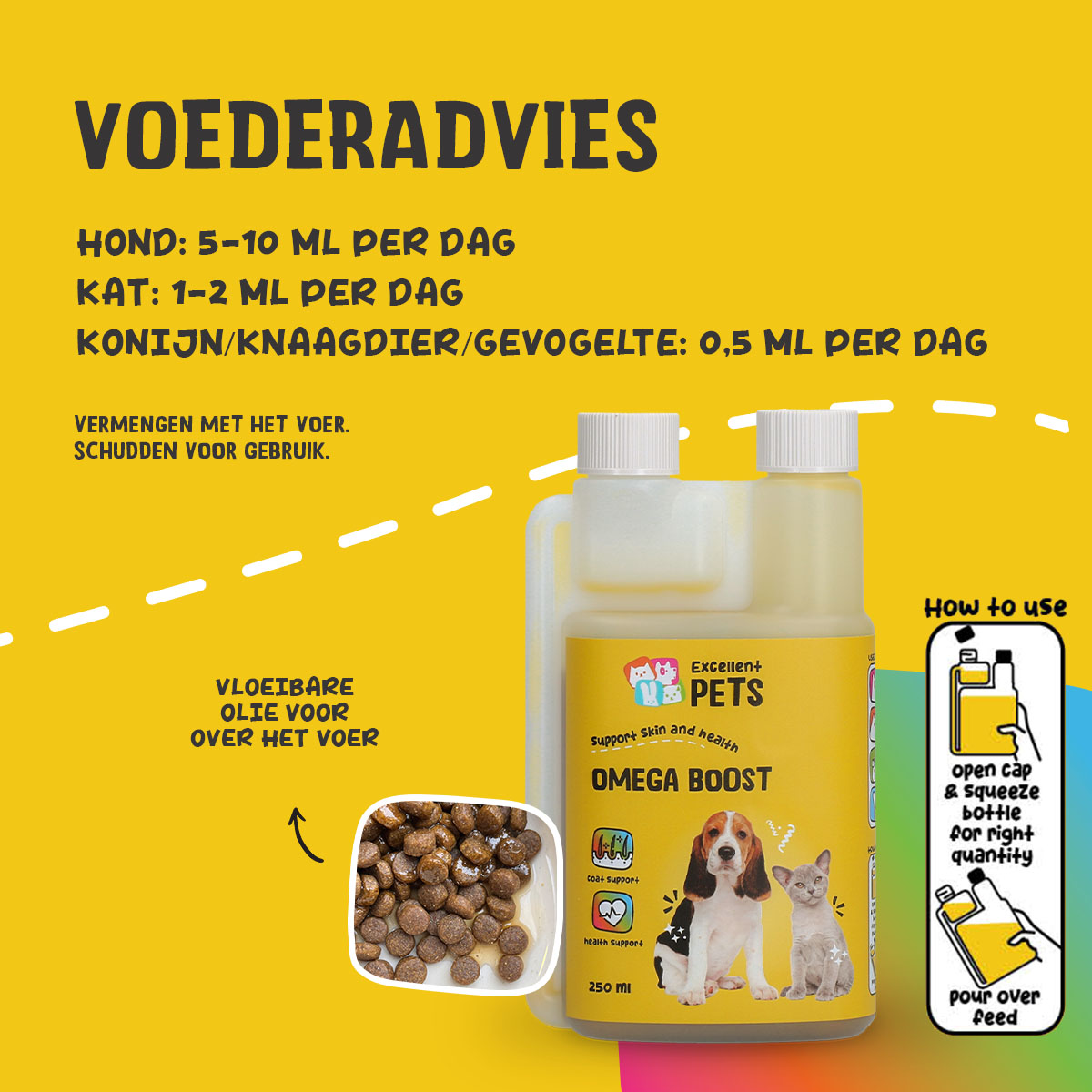Excellent Pets Omega Boost 250 ml — afbeelding 2
